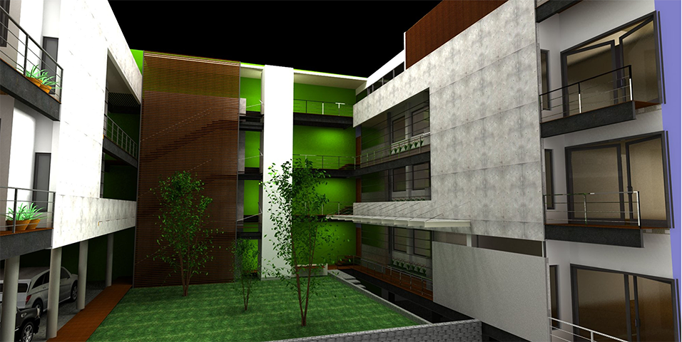 Paralelo 8.5 / Edificio de departamentos interes medio-alto